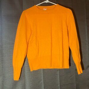 JCrew Cashmere shrunken crewneck sweater (M))